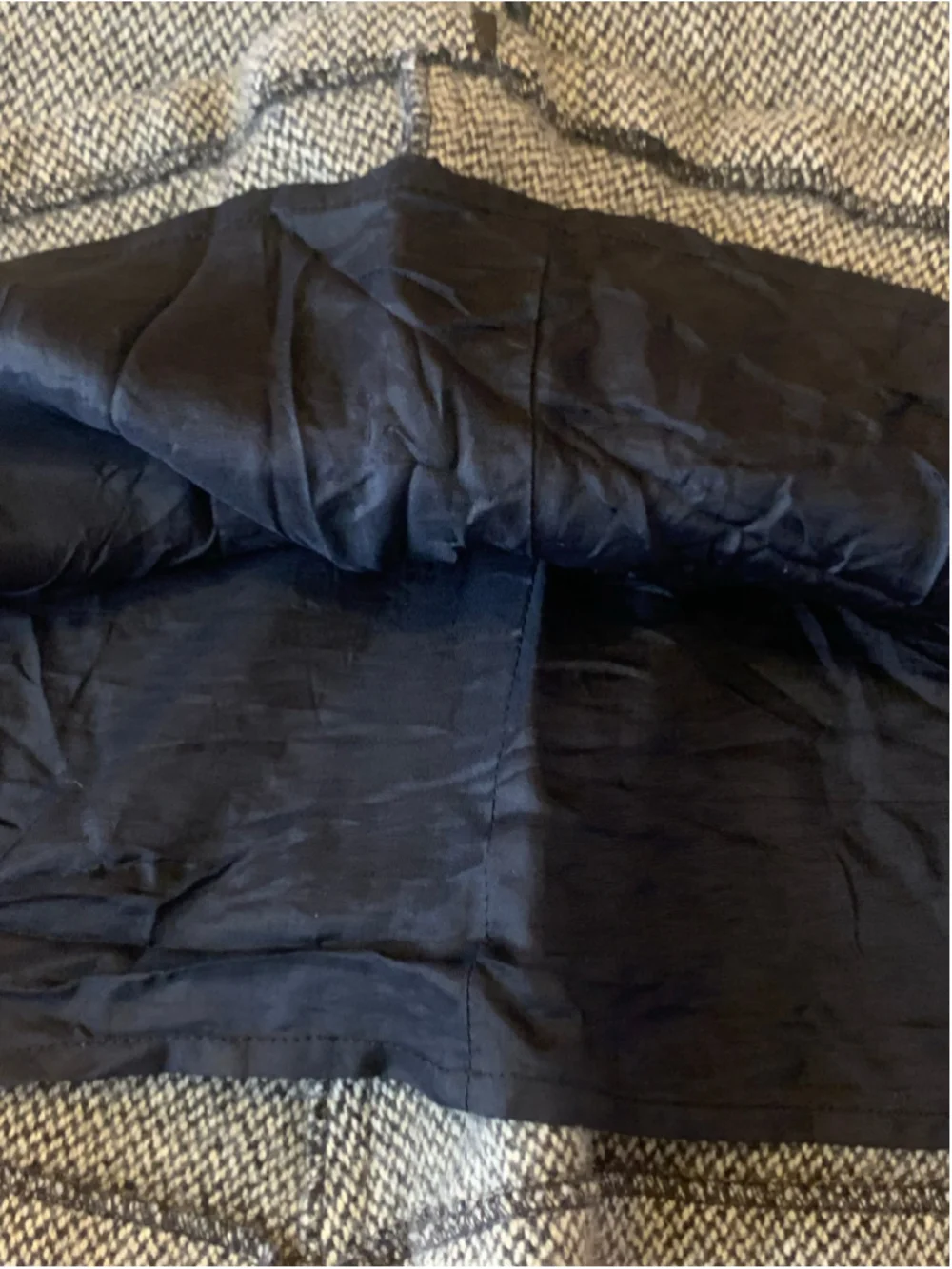 Lauren Ralph Lauren Skirt 12 Tan and Black Tweed